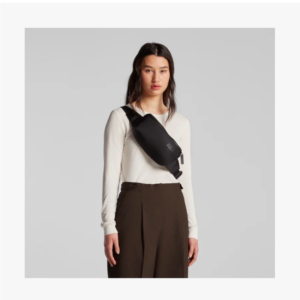 Black Crossbody Nylon sling Bag